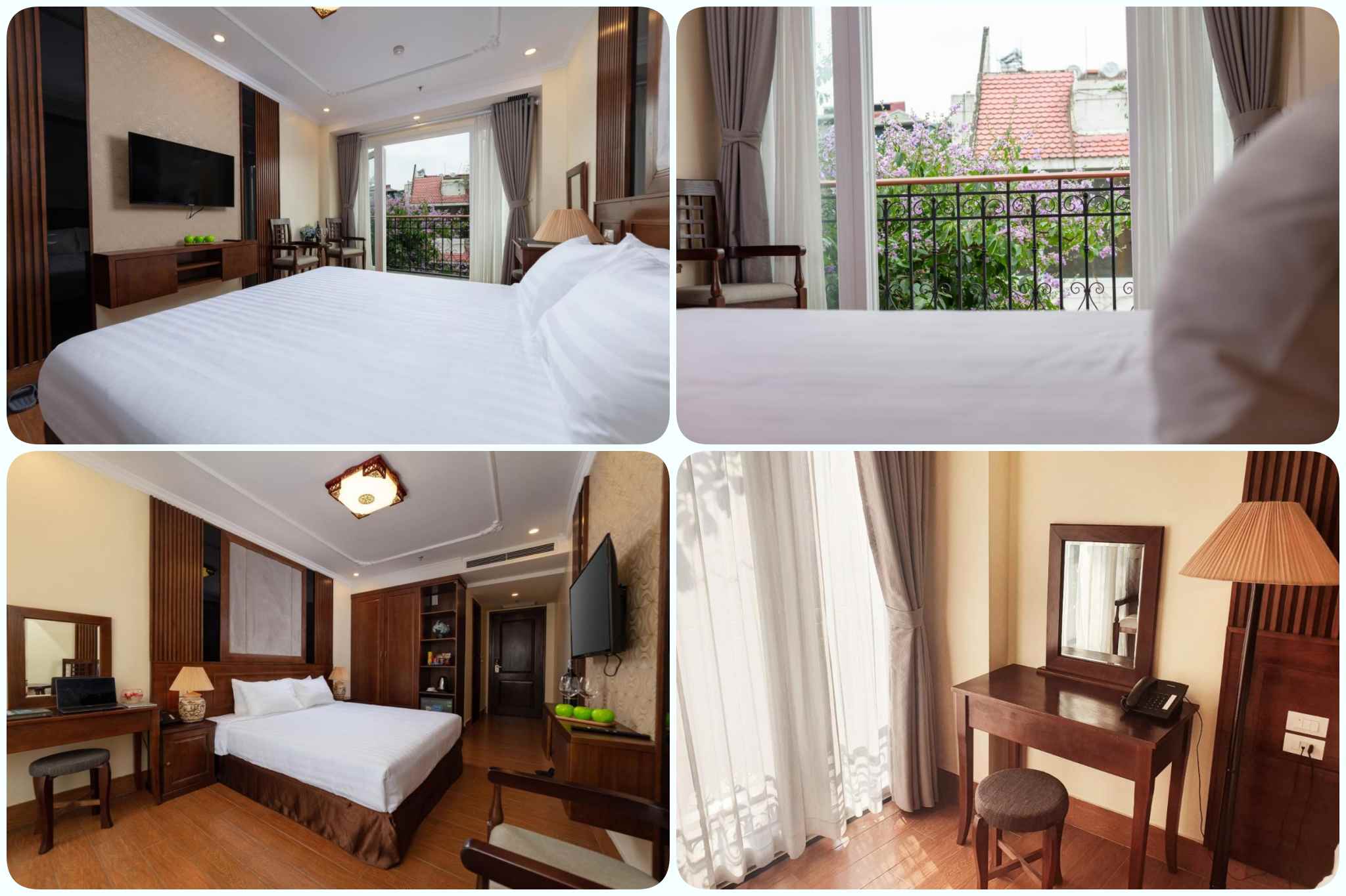 Phòng junior suite có ban công  tại The West Hotel & Spa 
